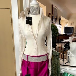 Vintage Dolce & Gabbana Chiffon Silk Blouse